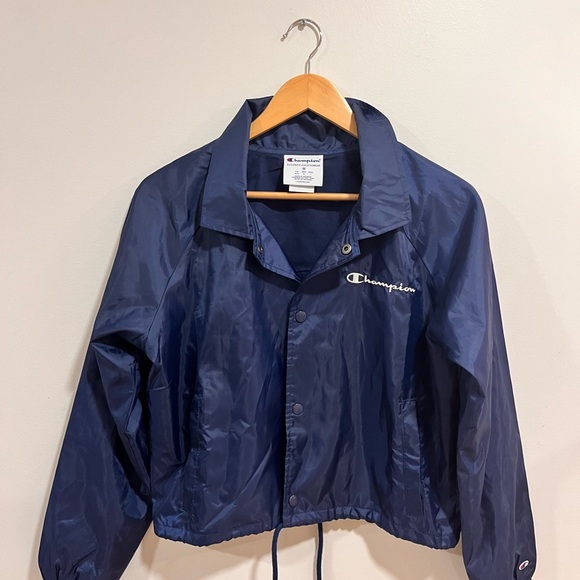 Champion Jackets & Blazers - Champion Navy Blue Windbreaker Jacket